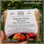 BigFarm sausage CHICKEN ITALIAN STYLE Big Farm frozen 6" 15cm 5pcs 360g (new packaging)